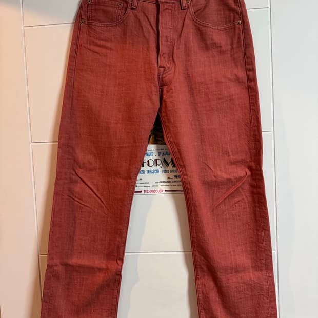 화이트 오크 콘밀 데님 리바이스 501/ 32x 32