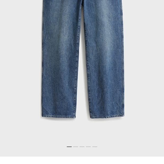 포터리 원워시드 와이드 데님