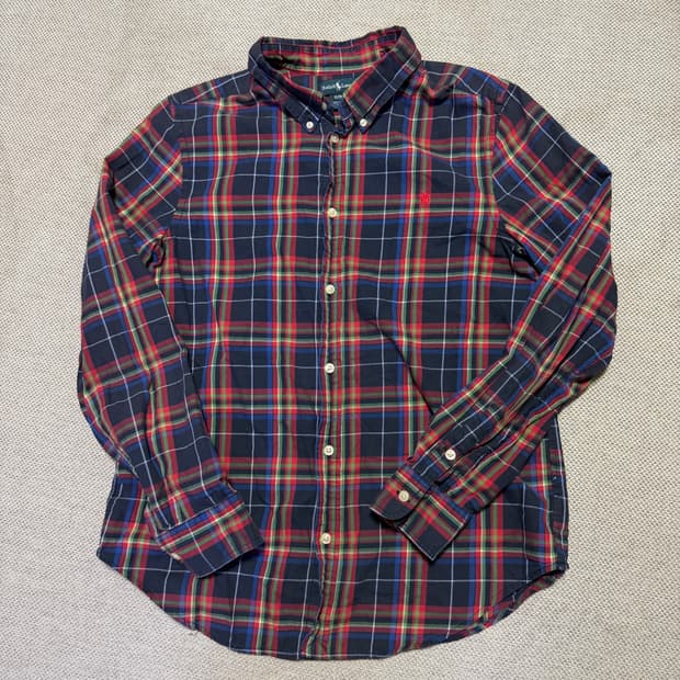 폴로 랄프로렌 멀티컬러 체크 셔츠