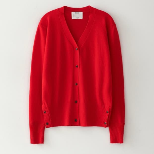 블루썬플라워 램스 울 가디건 M