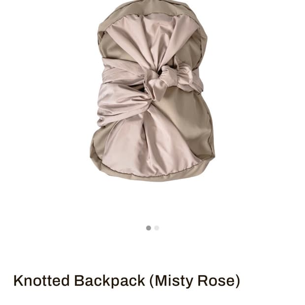 이우가마카라스 노티드 백팩 미스티 로즈