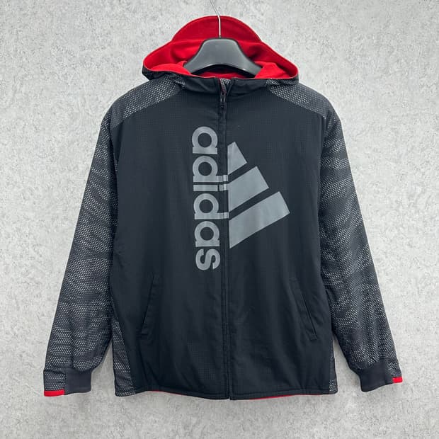 95 아디다스 남자 양면 리버서블 후드집업