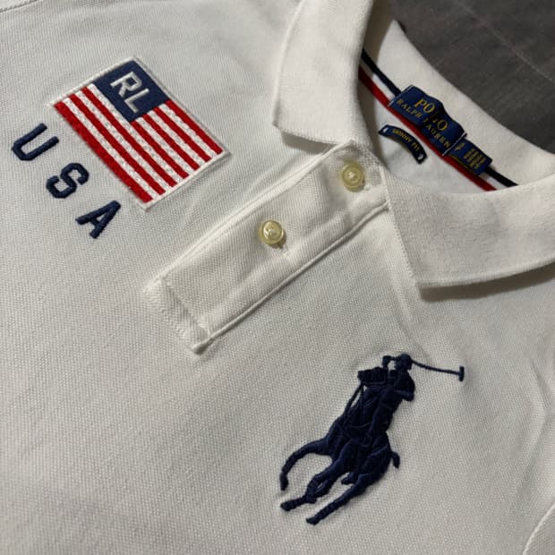 폴로 빅포니 치프키프 usa 성조기 카라티