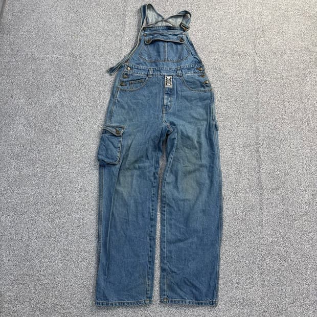 겟유즈드 데님 오버롤 팬츠 (버클X) 0409J