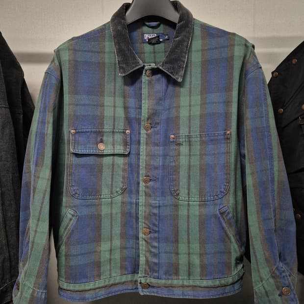 1990s 폴로, 블랙와치 초어 자켓