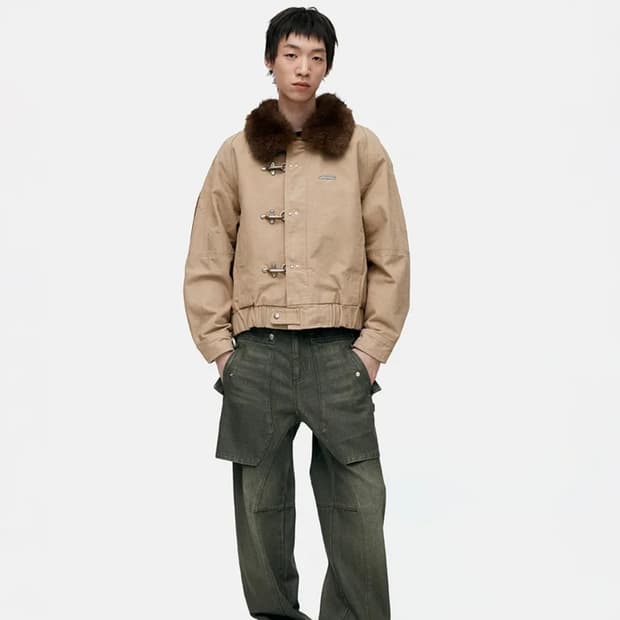 앤더슨벨 UNISEX ORTEGA WASHED COTTON JACKET