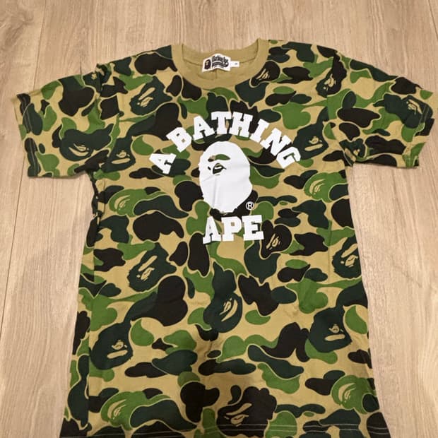 Bape 베이프 카모 반팔 S
