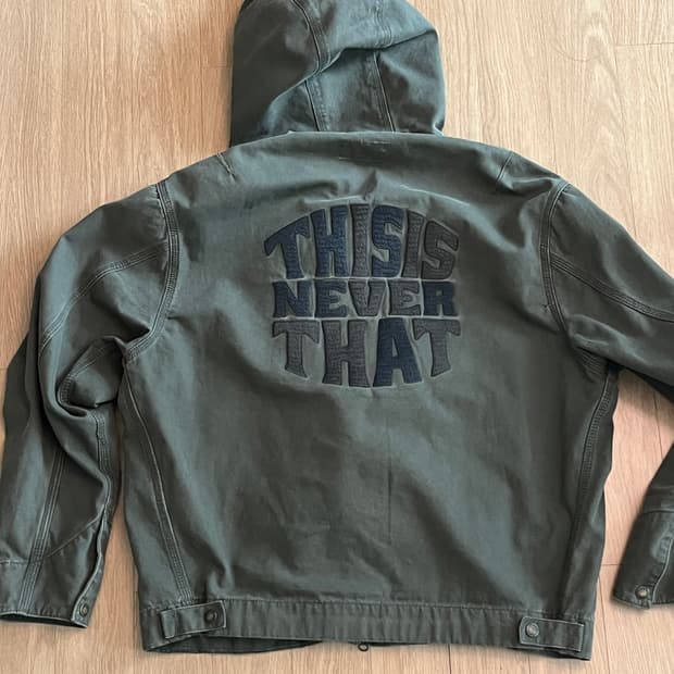 디네댓 washed carpenter jacket