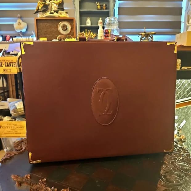 90년대 까르띠에 트렁크 브리프케이스