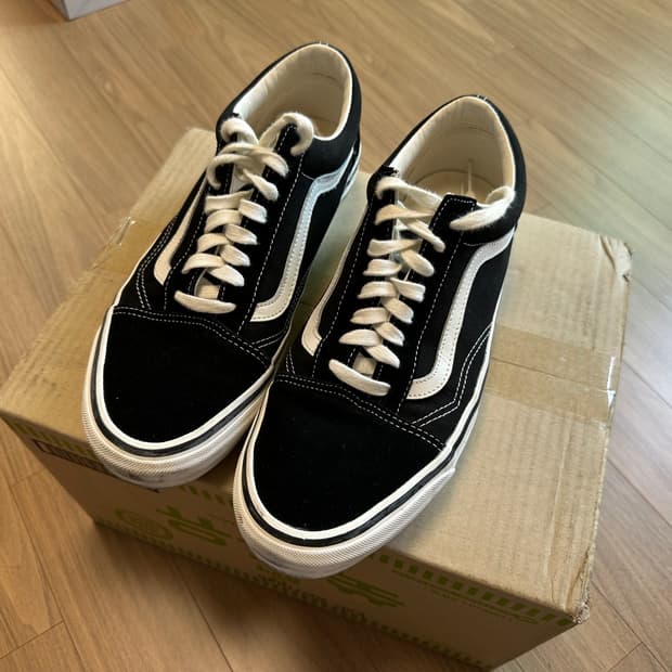 반스 CDG OTW 꼼데 올드스쿨 블랙 285