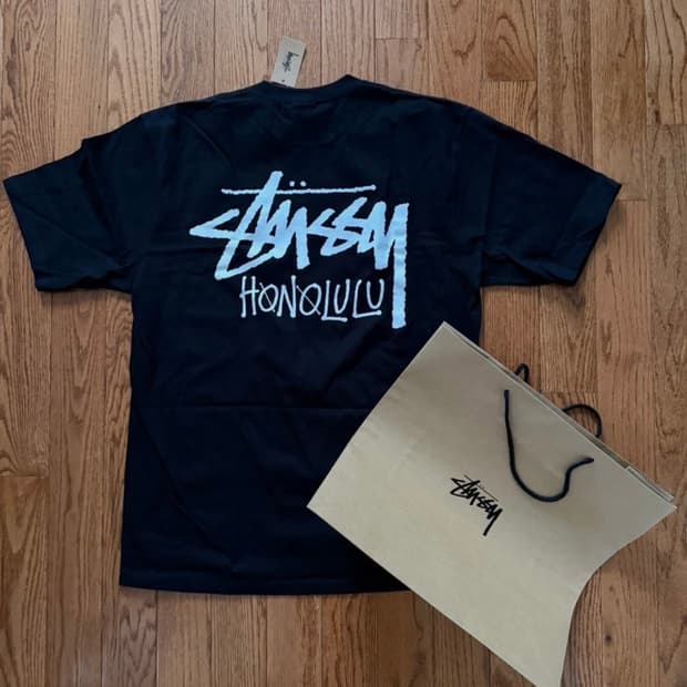 스투시 호놀룰루 반팔 L