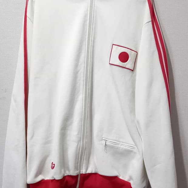 아디다스 초대장 일장기 일본 도쿄 트랙탑 저지 져지집업 105/XL