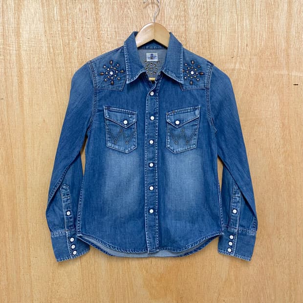 WRANGLER gemstone denim western shirts
