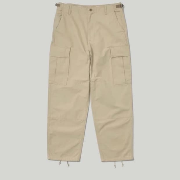 카키스 KHAKIS 스탁 카고 팬츠 스톤 L