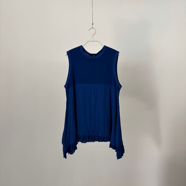 Layered Frill Hem Sleeveless