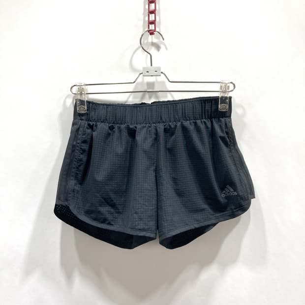 아디다스 여성 러닝숏츠 블랙 S 