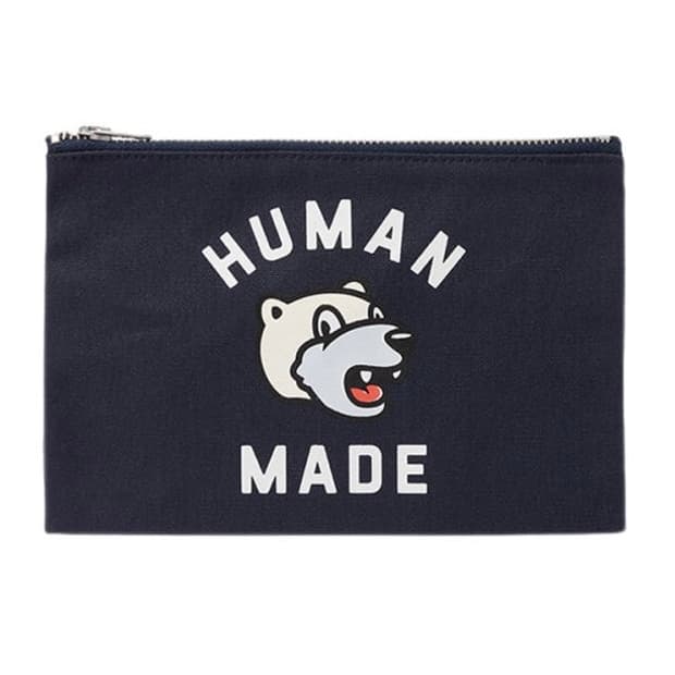 휴먼메이드 카드케이스 파우치 네이비 북극곰