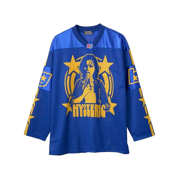 히스테릭글래머 바나나걸 하키셔츠