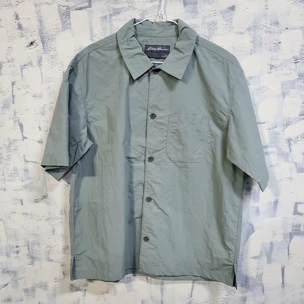 에디바우어 바스락 반팔 셔츠 그린 