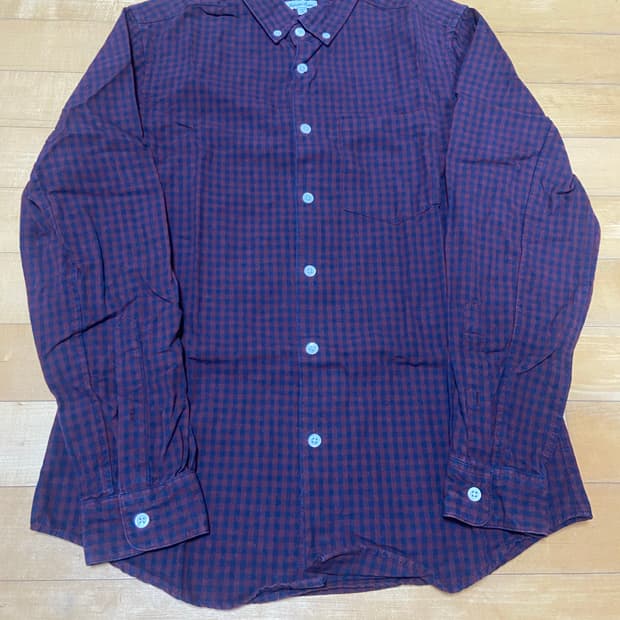 Steven Alan 면 체크셔츠  XS