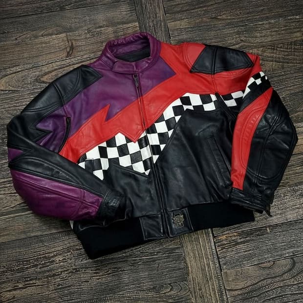 아메리칸빈티지 리얼 카우 레더 바이커 레이싱 가죽 자켓 M16558