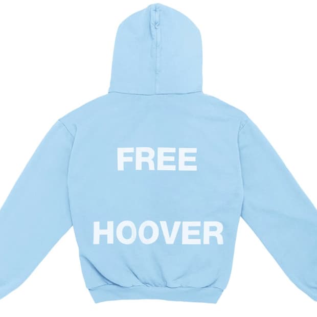 칸예 프리후버 후드 free hoover hoodie M