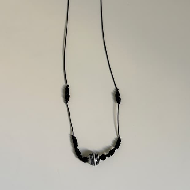 매듭목걸이 비즈목걸이