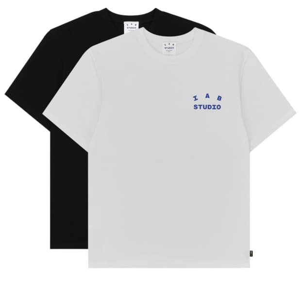 아이앱 스튜디오 10주년 티셔츠 화이트&블랙