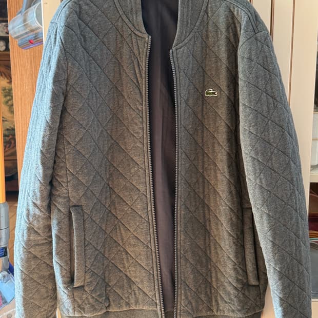 라코스테 퀼팅점퍼