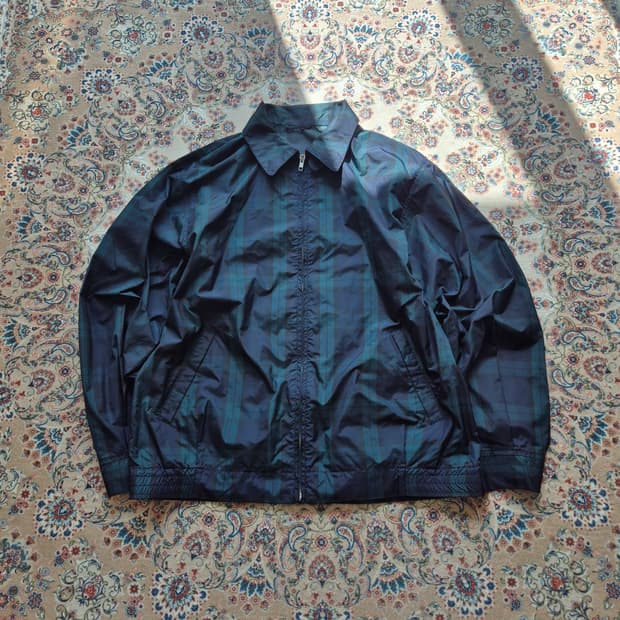 빔즈 블랙와치 블루종