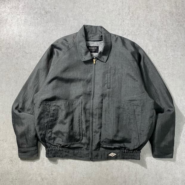 [L] MUGGER 퍼 라이닝 빈티지 봄버자켓