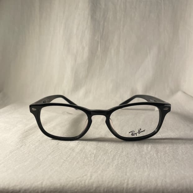 Rayban 레이벤 블랙스퀘어라운드 아세테이트 일본생산