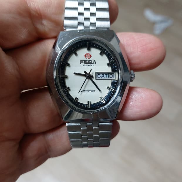 FEBA 빈티지 기계식 시계 