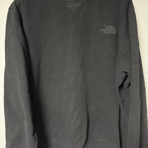 노스페이스 블랙 맨투맨 xxl