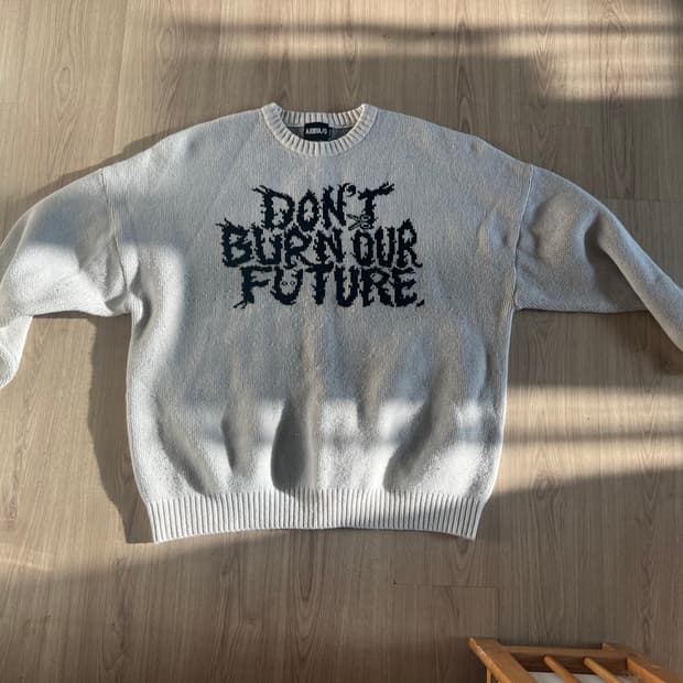 아조바이조 맨투맨 ( 아이보리 / L )