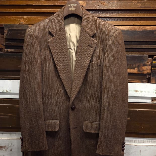 브룩스 브라더스 트위드자켓 미국메이드