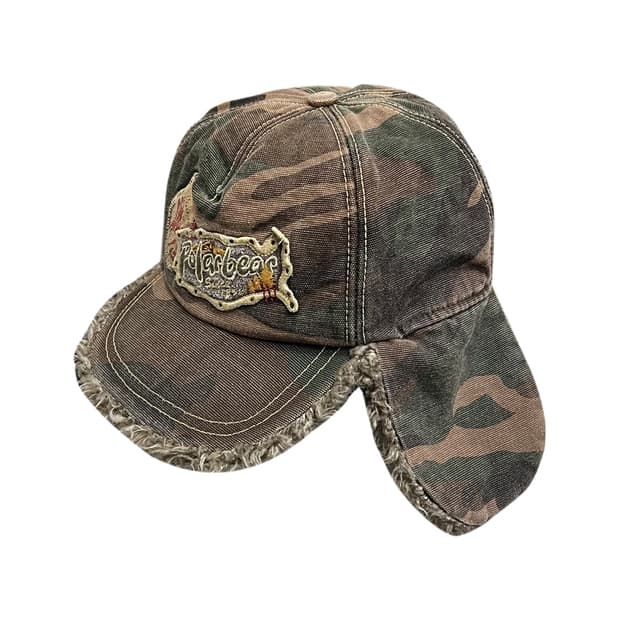 UC 버클리 카모 밀리터리 빈티지 트루퍼햇 모자 58