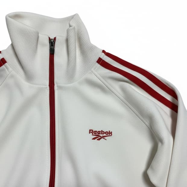 🤍대대장급❤️리복 올드스쿨 져지 집업/흰빨/희귀매물