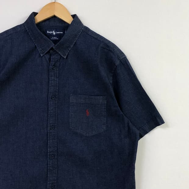 105 폴로 데님 셔츠