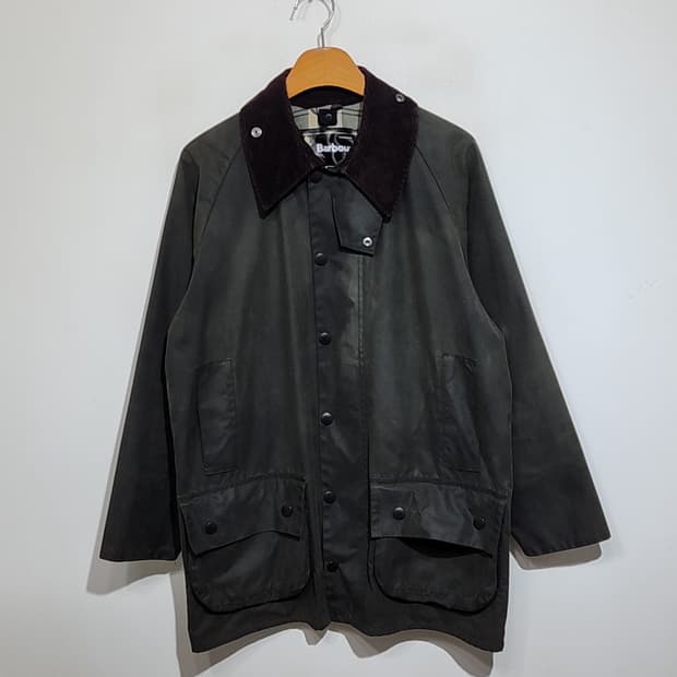 (M) 바버 뷰포트 왁스자켓 올리브그린 왁싱점퍼 