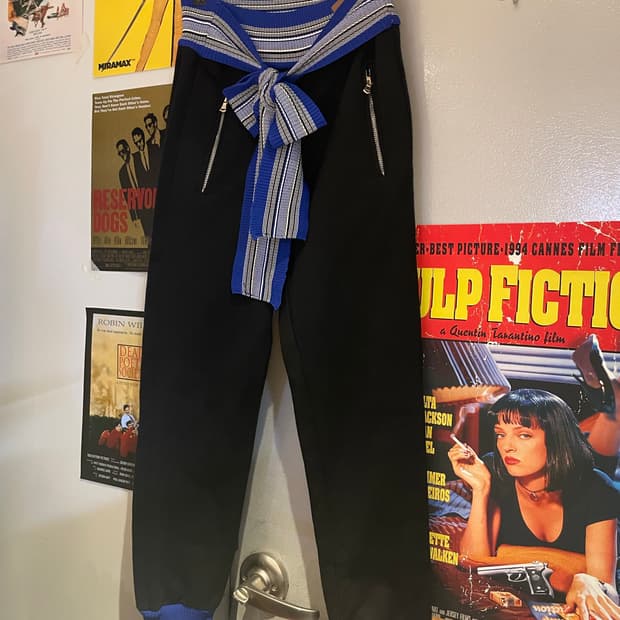 3.1필립림 멀티 스트라이프 립 밴딩조거 팬츠 