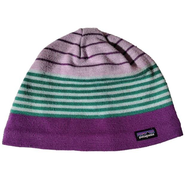 파타고니아 스트라이프 니트 비니