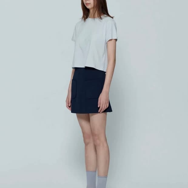 엔조블루스 네오프랜 미니 스커트(navy)