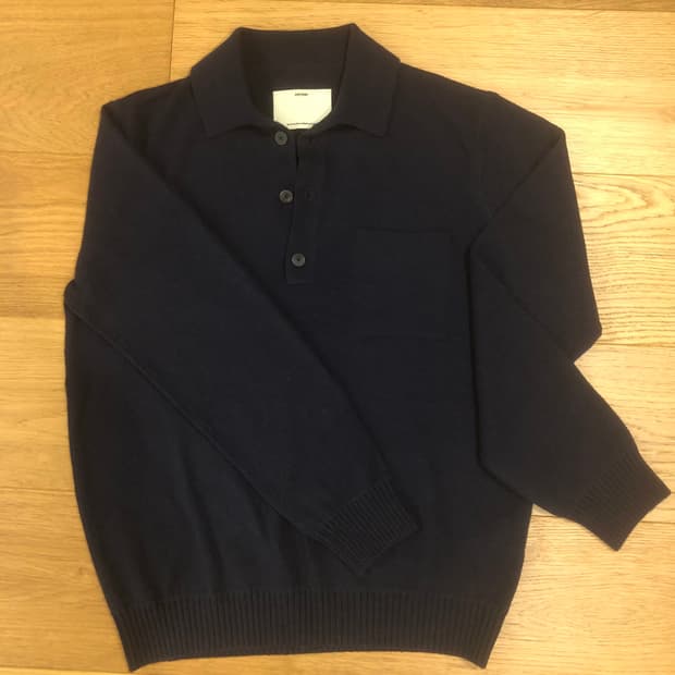 Pottery 울 캐시미어 폴로 니트