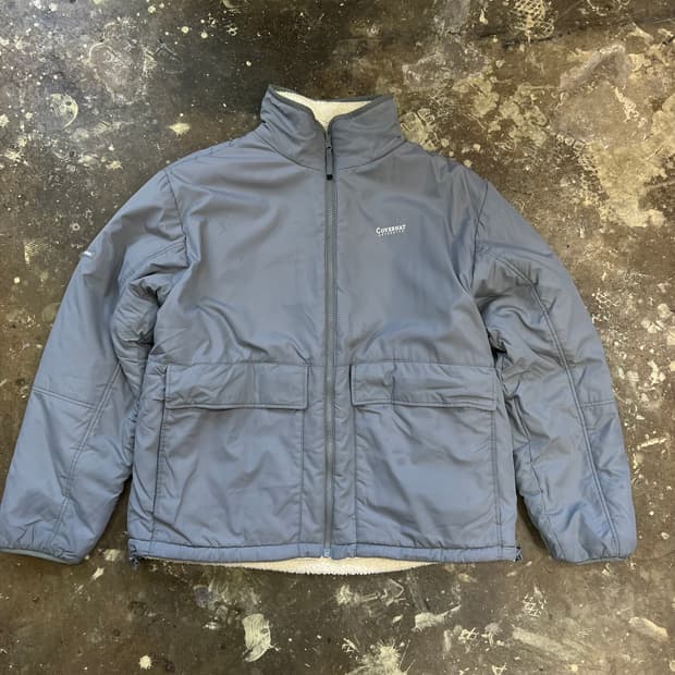 XL) 커버낫 리버시블 양면 방풍 뽀글이 플리스 자켓 점퍼