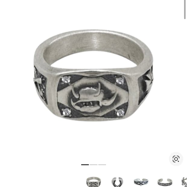 19호 구해요)폴리테루 925 실버링 003 베이비 데빌