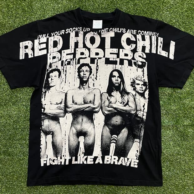 90s 빈티지 레드 핫 칠리 페퍼스 반팔티