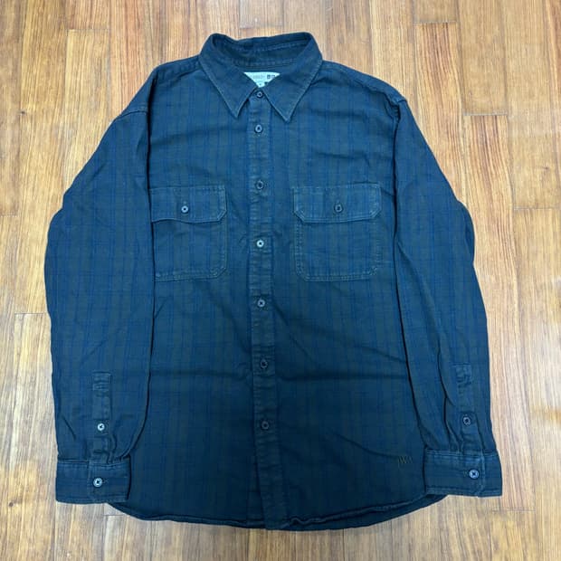 유니클로 JW앤더슨 투포켓 체크 셔츠 XL