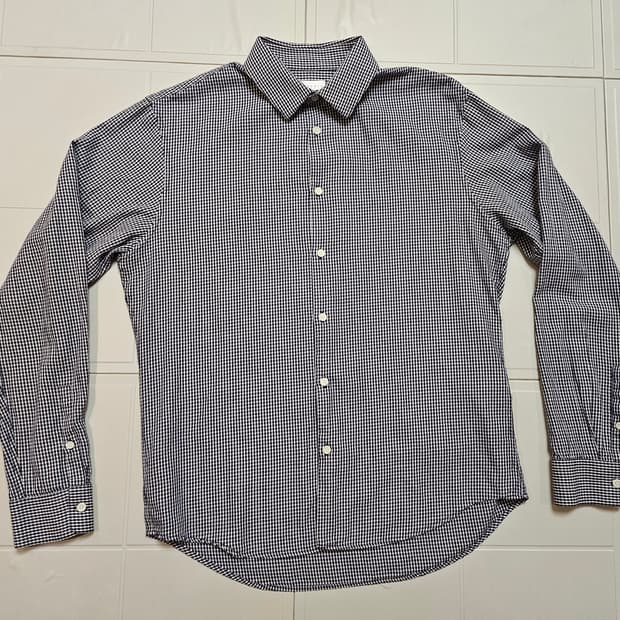 산드로옴므 체크 남방 100-105