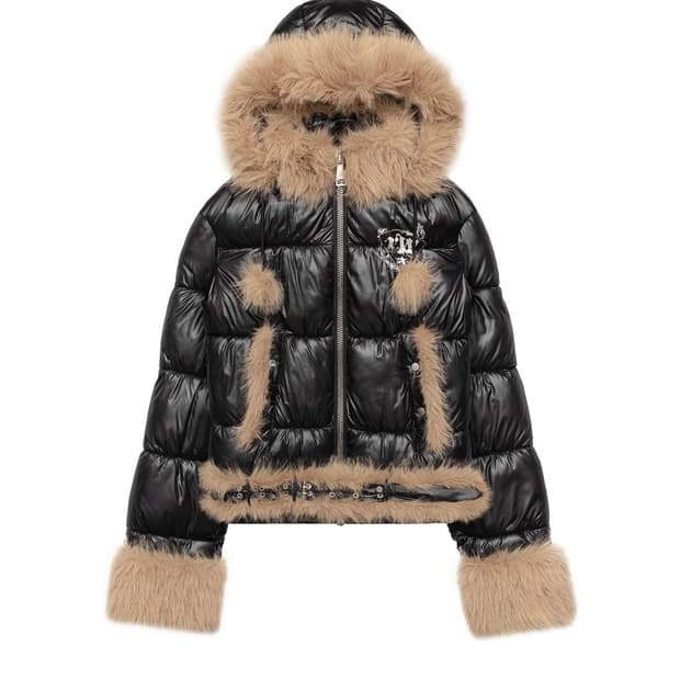 레이서 슬림 퍼리 자켓